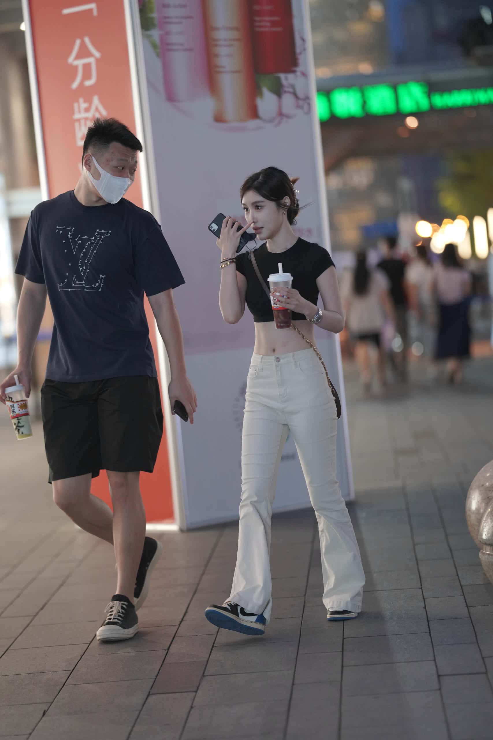 P5010-紧身白裤小女友【73P】-hasate摄影图片资源整理