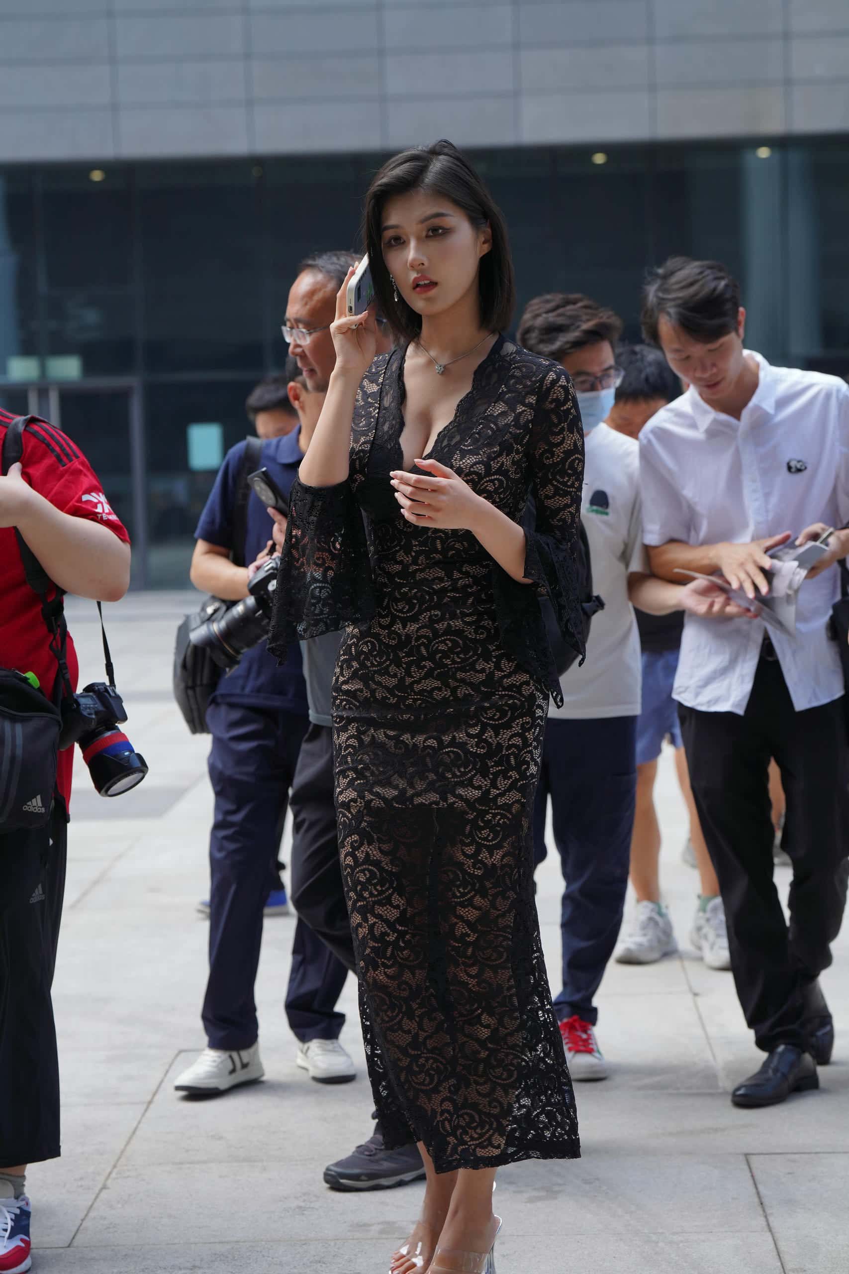 穿黑色透明长裙的姑娘【175P】J8257-hasate摄影图片资源整理